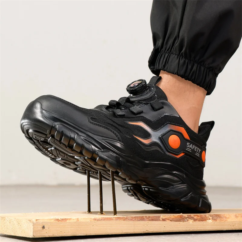 Mens Fashion Trainers - Erkekler çelik burunlu iş ayakkabısı moda
