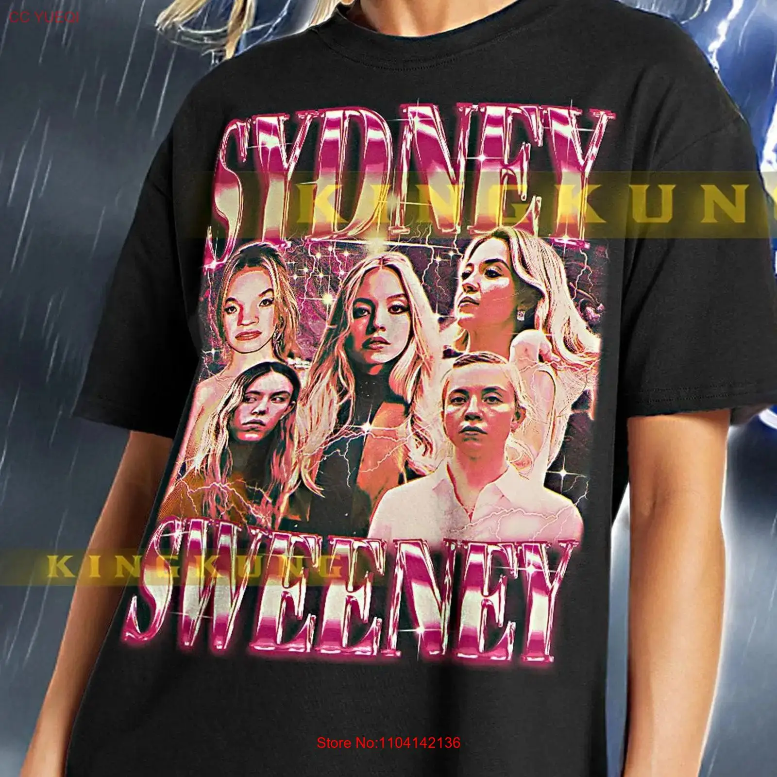 Men'S Fashion Sydney - SYDNEY SWEENEY T Shirt Vintage Retro