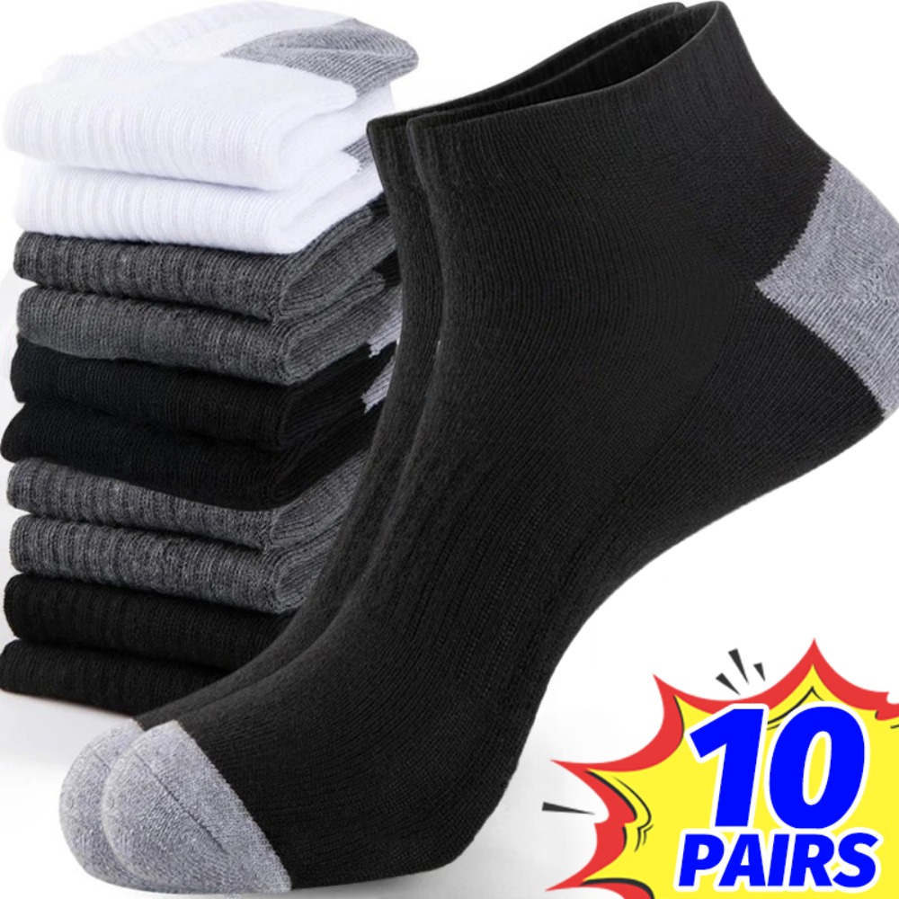 Socks Ankle Men - 1-10 çift nefes alabilen erkek yaz