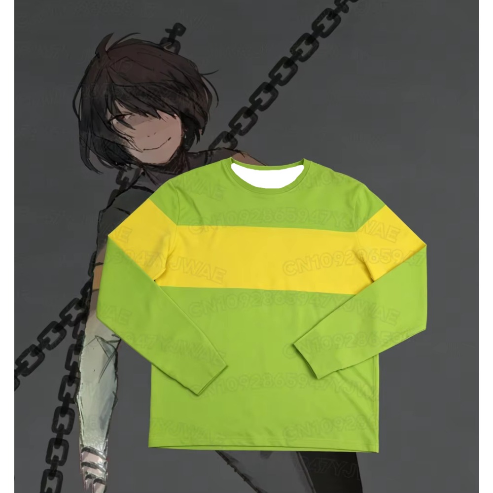Men'S Fashion T Shirts - Erkek ve Kadın Deltarun Kris Cosplay