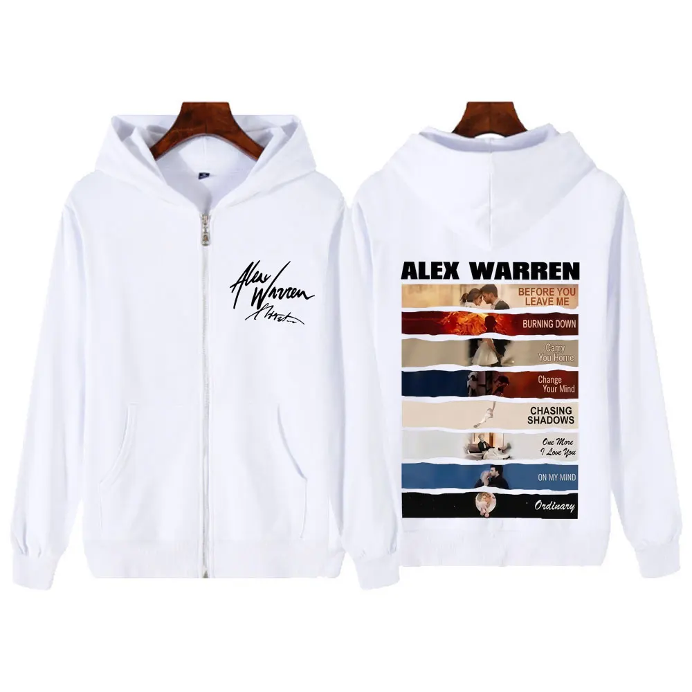 Şarkıcı Alex Warren 2026 Turne - Mens Fashion Zip Up Hoodies incelemesi ve fiyatı