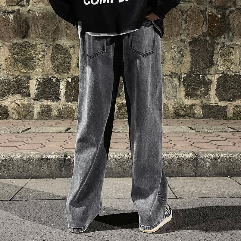 Kore Moda erkek Şalvar Kot Ela - Men'S Fashion Grey Jeans incelemesi ve fiyatı