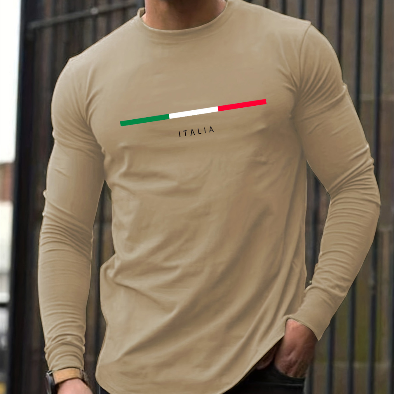 %100 Saf Pamuk Erkek Uzun Koll - Men'S Fashion T Shirts incelemesi ve fiyatı
