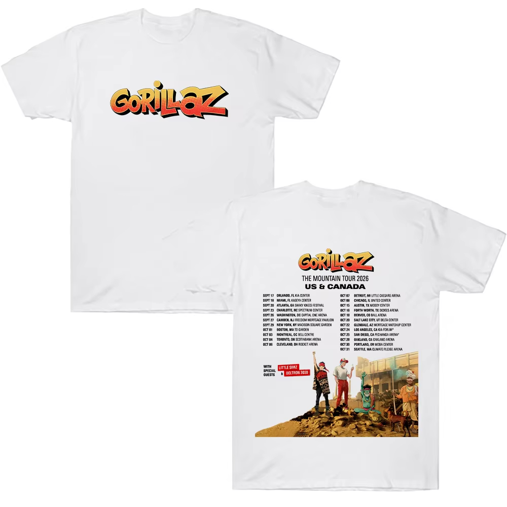 Gorillazs TheMountain Tour 202 - Poster Men Fashion incelemesi ve fiyatı